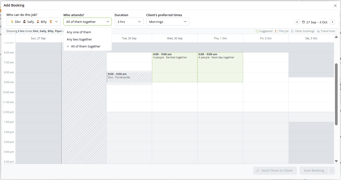 The New Booking Experience